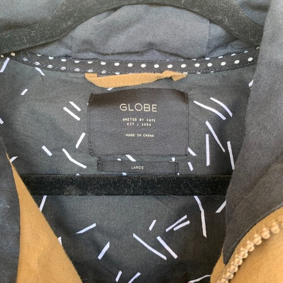 Globe Hooded Utility Men's Jacket Size Large - Picture 4 of 6